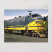 C&O EMD F-7A BRIEFKAART (Voorkant)