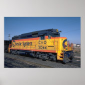 C&O EMD GP-30 POSTER (Voorkant)