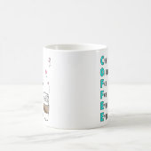 C.O.F.F.E.E. Voor iedereen blauw Koffiemok (Center)