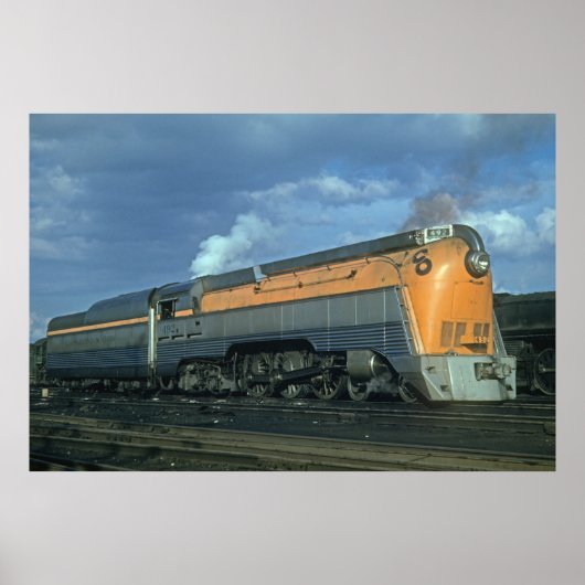 C&O Hudson Class 4-6-4 Streamliner Poster (Voorkant)