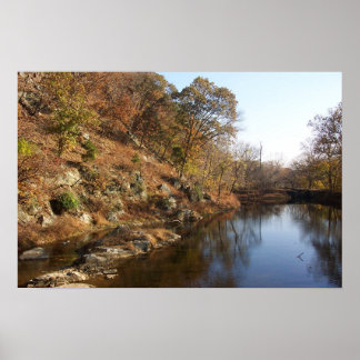 C & O-kanaal - Grote Herfsten, MD Poster