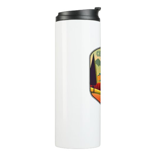 C&O Kanaalpad Kleuren Thermosbeker (Gedraaid links)