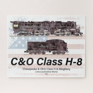 C&O Klasse H-8 Allegheny Locomotief - Amerikaanse Legpuzzel