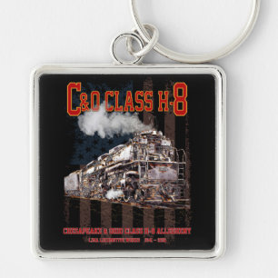C&O Klasse H-8 Allegheny Locomotief - Amerikaanse  Sleutelhanger