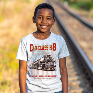 C&O Klasse H-8 Allegheny Locomotief - Amerikaanse T-shirt