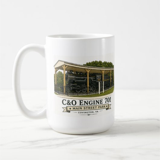 C&O Motor 701 Koffie Koffiemok (Links)