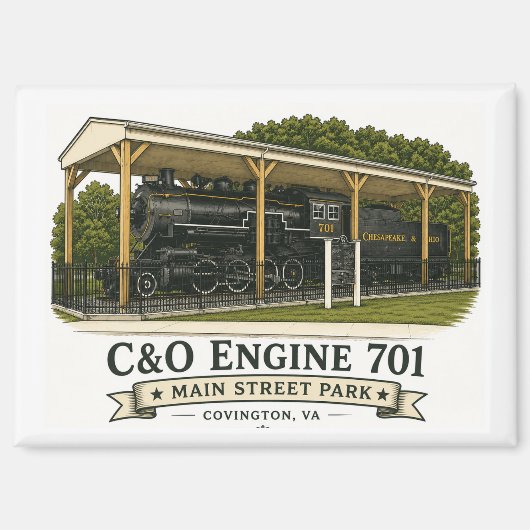 C&O Motor 701 Magneet (Voorkant)