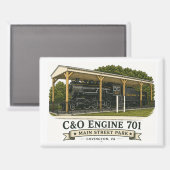 C&O Motor 701 Magneet (Voorkant / Achterkant)