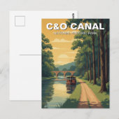 C&O National Historical Park Reis Briefkaart (Voorkant / Achterkant)