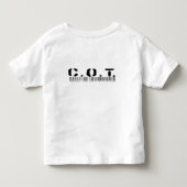 C.O.T. Shirt van kind 4t (Achterkant)