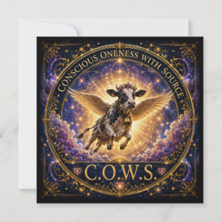 C.O.W.S. Kunstkaart 5.25 x 5.25 Premium Papier