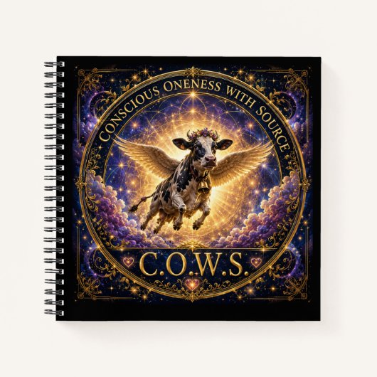C.O.W.S. Vierkant Notebook Notitieboek (Voorkant)