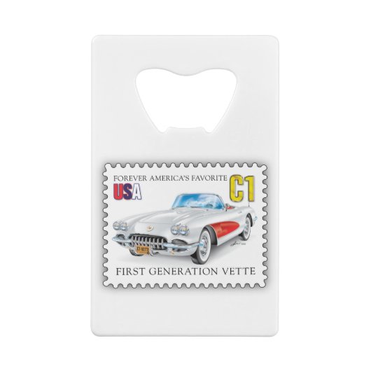 C-ONE AUTO KUNST CREDITKAART FLESSENOPENER (Achterkant)