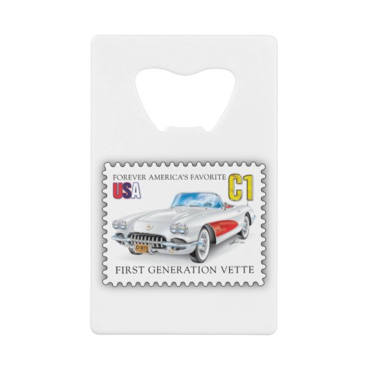 C-ONE AUTO KUNST CREDITKAART FLESSENOPENER (Voorkant)