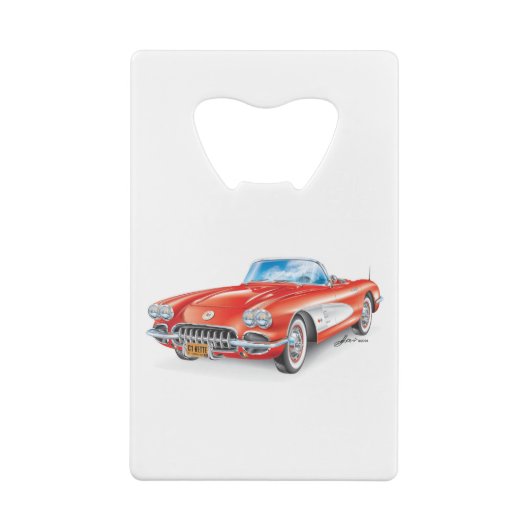 C-ONE AUTO KUNST CREDITKAART FLESSENOPENER (Achterkant)