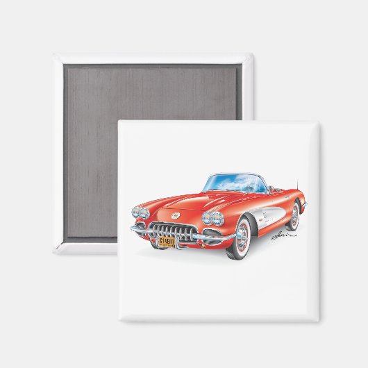 C-ONE AUTO KUNST MAGNEET (Voorkant / Achterkant)