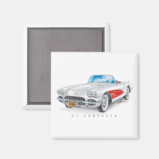 C-ONE AUTO KUNST MAGNEET (Voorkant / Achterkant)