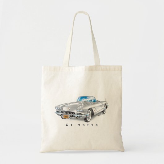 C-ONE AUTO KUNST TOTE BAG (Voorkant)