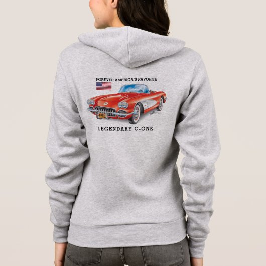 C-ONE AUTOMOBILE ART HOODIE (Achterkant)