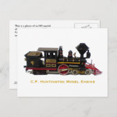 C.P. Huntington Model Engine briefkaart (Voorkant / Achterkant)