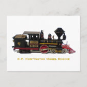 C.P. Huntington Model Engine briefkaart (Voorkant)
