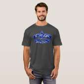 C.P. Life (Design 1) Donkere T-shirts (Voorkant volledig)