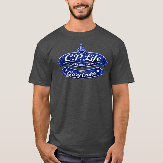 C.P. Life (Design 1) Donkere T-shirts (Voorkant)