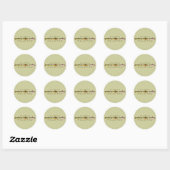 C & R - forel Ronde Sticker (Vel)