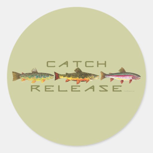 C & R - forel Ronde Sticker (Voorkant)