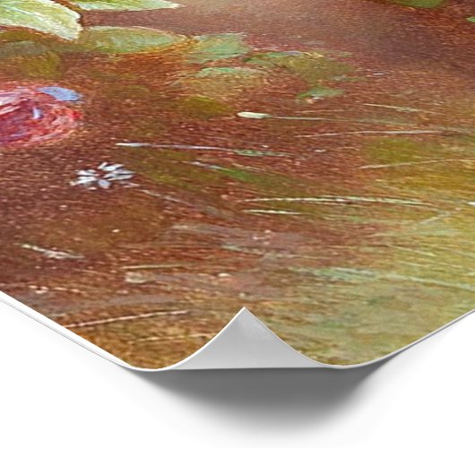 C. Reichert Painting Dachshund Puppies and Frog Poster (Hoek)