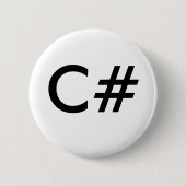 C# RONDE BUTTON 5,7 CM (Voorkant)