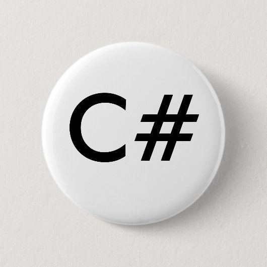 C# RONDE BUTTON 5,7 CM (Voorkant)
