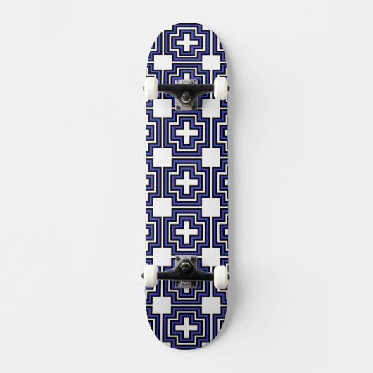C&S blauw Persoonlijk Skateboard (Voorkant)