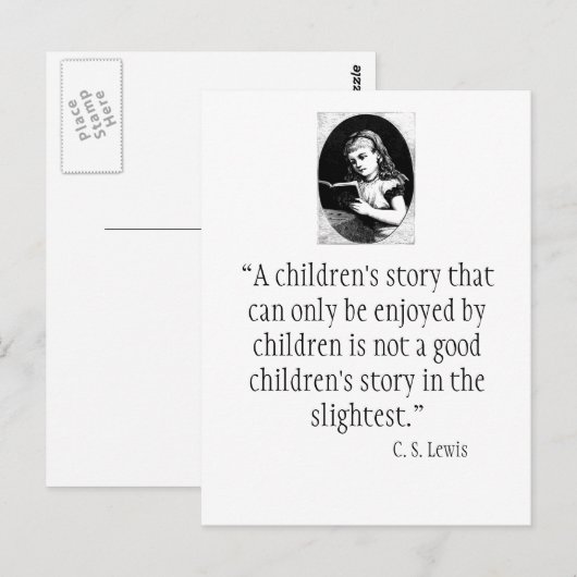 C.S. Briefkaart Lewis Quote (Voorkant / Achterkant)