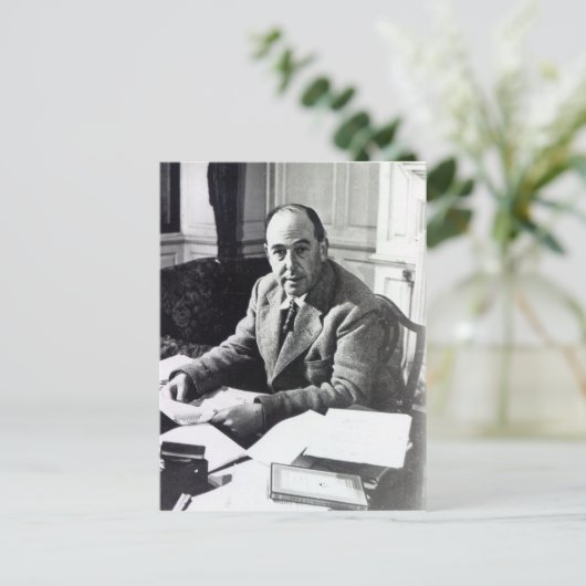 C.S. Lewis Briefkaart (Staand voorkant)