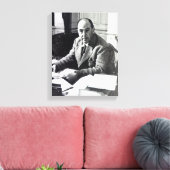 C.S. Lewis Canvas Afdruk (Insitu (Woonkamer))