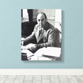 C.S. Lewis Canvas Afdruk (Insitu (Houten vloer))