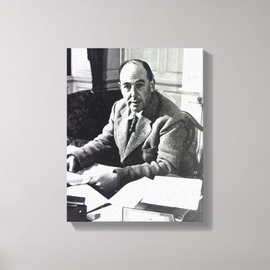 C.S. Lewis Canvas Afdruk (Voorkant)