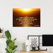 C.S. Lewis Christianity Quote Poster (Thuiskantoor)