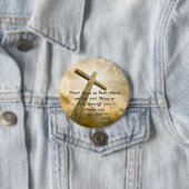 C.S. Lewis citaat over schitteren Ronde Button 7,6 Cm (In situ)