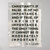 C. S. Lewis citeert Poster - "Christendom.." (Voorkant)