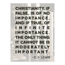 C. S. Lewis citeert Poster - "Christendom.."