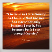 C.S. Lewis over het christendom Poster (Voorkant)