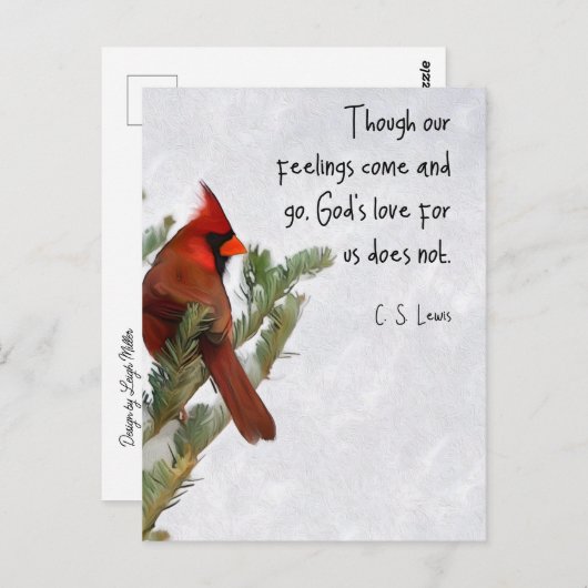 C.S. Lewis Quote Briefkaart (Voorkant / Achterkant)