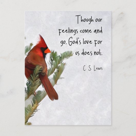 C.S. Lewis Quote Briefkaart (Voorkant)