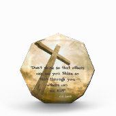 C.S. Lewis Quote On Shining Fotoblokken (Voorkant)