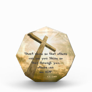 C.S. Lewis Quote On Shining Fotoblokken