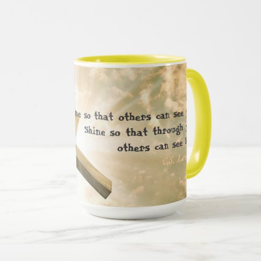 C.S. Lewis Quote On Shining Mok (Voorkant rechts)