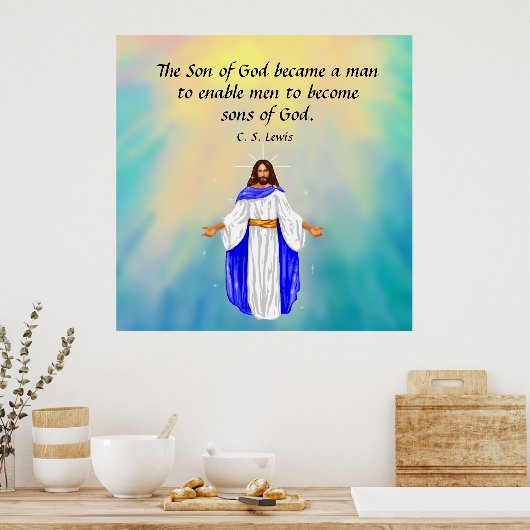 C. S. Lewis Quote Poster (Keuken)