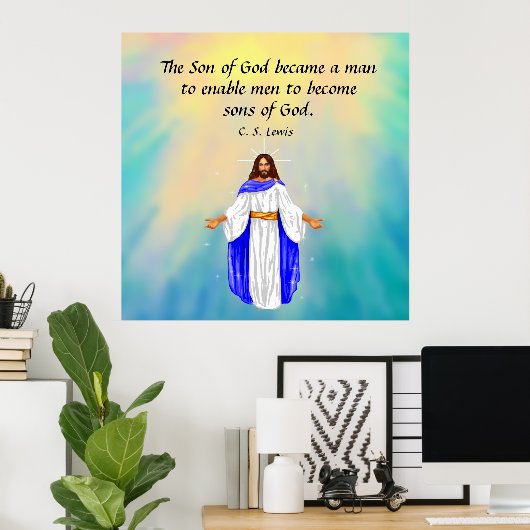 C. S. Lewis Quote Poster (Thuiskantoor)